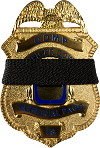 new york police mourning badge